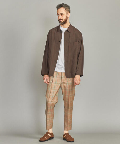 BEAUTY&YOUTH UNITED ARROWS（ビューティーアンドユースユナイテッドアローズ）の「BY カバーオール о（カバーオール・メンズ・ライトグレー/ダークブラウン・S/M/L/XL）」の6枚目の写真