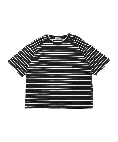 MONKEY TIME(モンキータイム)の「<monkey time> TJK BORDER TEE/Tシャツ(Tシャツ/カットソー・メンズ・ブラック・X-LARGE/LARGE/SMALL/MEDIUM)」の4枚目の写真