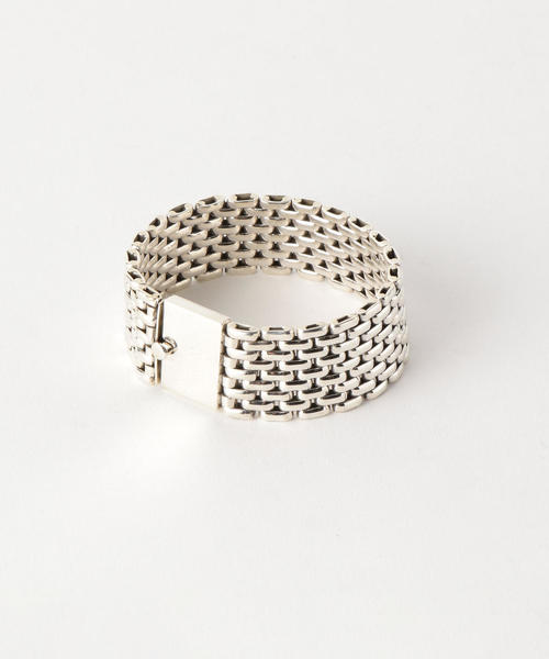 LAVER（ラバー）の「＜LAVER＞ 9LINK BAND BRC/ブレスレット（ブレスレット・メンズ・シルバー・MEDIUM）」の2枚目の写真