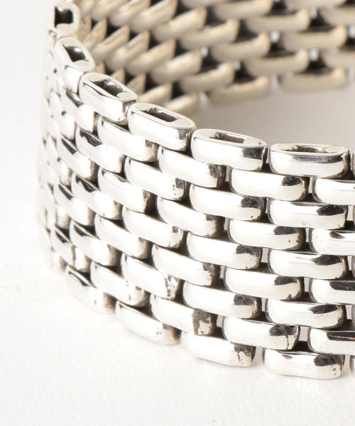 LAVER（ラバー）の「＜LAVER＞ 9LINK BAND BRC/ブレスレット（ブレスレット・メンズ・シルバー・MEDIUM）」の3枚目の写真