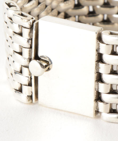 LAVER（ラバー）の「＜LAVER＞ 9LINK BAND BRC/ブレスレット（ブレスレット・メンズ・シルバー・MEDIUM）」の4枚目の写真