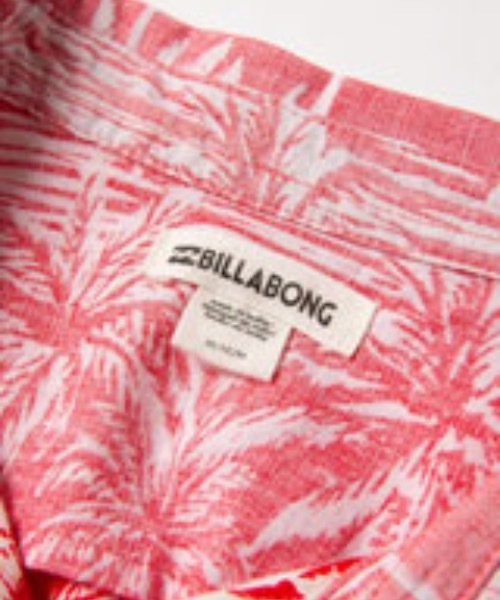 BILLABONG アロハシャツ 半袖 赤系 BE01AR05-RED-2024H-m-01-