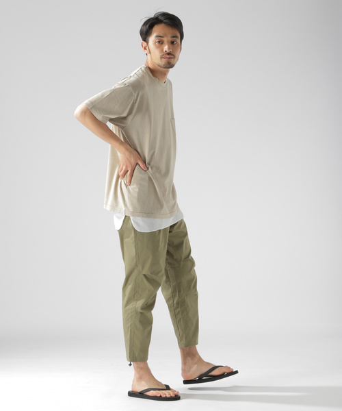 BAYFLOW(ベイフロー)の「スノーウォッシュFINポケS/S TEE(Tシャツ/カットソー・メンズ・ホワイト/ベージュ/ピンク/チャコール・SMALL/MEDIUM/LARGE)」の13枚目の写真