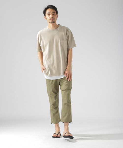 BAYFLOW(ベイフロー)の「スノーウォッシュFINポケS/S TEE(Tシャツ/カットソー・メンズ・ホワイト/ベージュ/ピンク/チャコール・SMALL/MEDIUM/LARGE)」の14枚目の写真