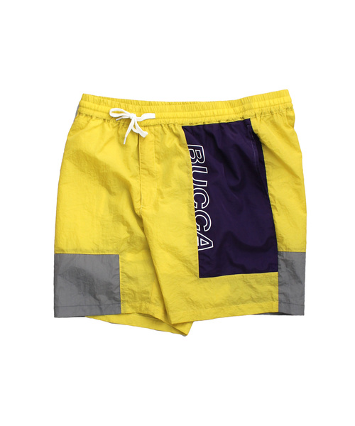 BUCCA 44（ブッカフォーティーフォー）の「【BUCCA 44】ナイロン切替ショートパンツ（その他パンツ・メンズ・ネイビー/レッド/イエロー・MEDIUM/LARGE/X-LARGE/XX-LARGE/XXX-LARGE）」の3枚目の写真