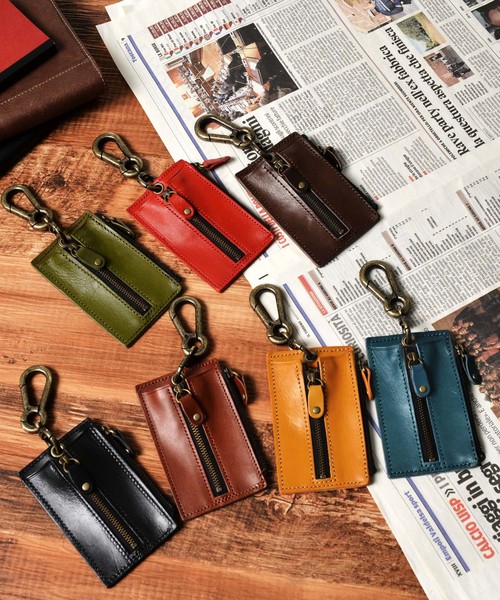 Add+（アッド）の「＜Add+ TOCHIGI LEATHER＞センタージップ コインケース付き キーケース 栃木レザー 本革＜MADE ...