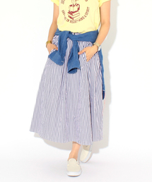 BEAMS BOY | BEAMS BOY / ストライプ サーキュラー スカート **(スカート)