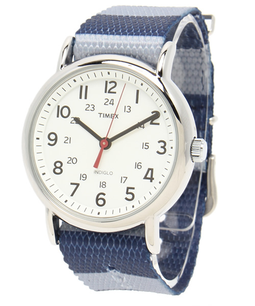 BEAMS BOY(ビームスボーイ)の「TIMEX / Weekender Central Park Border SP(アナログ腕時計・レディース・ホワイト/グレー/ベージュ・ONE SIZE)」の3枚目の写真