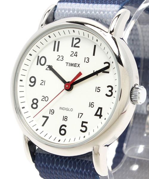 BEAMS BOY(ビームスボーイ)の「TIMEX / Weekender Central Park Border SP(アナログ腕時計・レディース・ホワイト/グレー/ベージュ・ONE SIZE)」の5枚目の写真