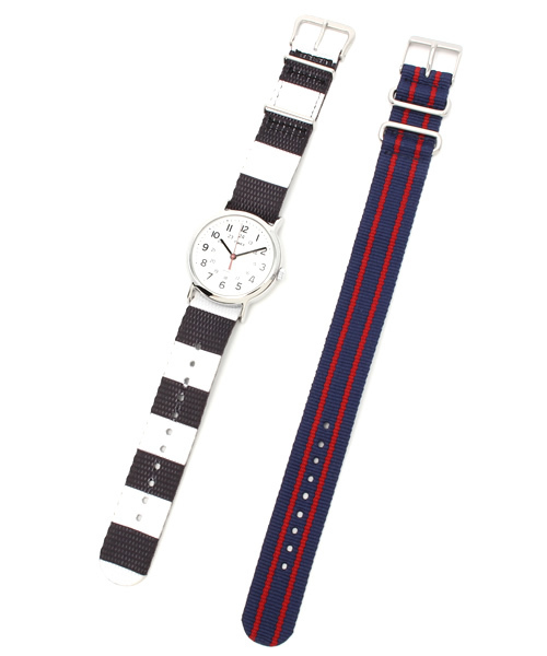 BEAMS BOY(ビームスボーイ)の「TIMEX / Weekender Central Park Border SP(アナログ腕時計・レディース・ホワイト/グレー/ベージュ・ONE SIZE)」の10枚目の写真