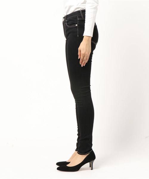 GYDA(ジェイダ)の「ワンウォッシュスキニ-デニムPT(デニムパンツ・レディース・ブラック・MEDIUM/X-SMALL/XX-SMALL/SMALL)」の2枚目の写真