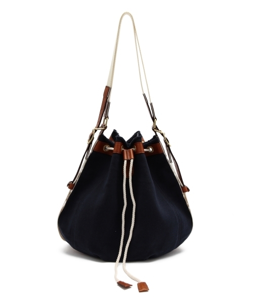 Demi-Luxe BEAMS（デミルクス ビームス）の「SAN HIDEAKI MIHARA / ドロスト 2WAY ワンショルダー バッグ（ショルダーバッグ・レディース・グレー/ネイビー・ONE SIZE）」の22枚目の写真