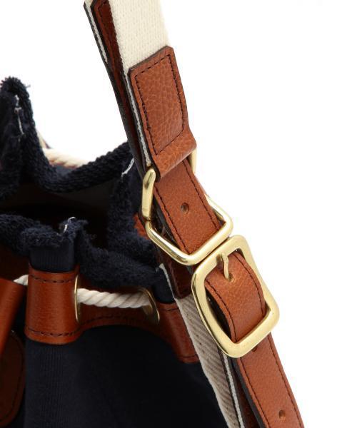 Demi-Luxe BEAMS（デミルクス ビームス）の「SAN HIDEAKI MIHARA / ドロスト 2WAY ワンショルダー バッグ（ショルダーバッグ・レディース・グレー/ネイビー・ONE SIZE）」の8枚目の写真