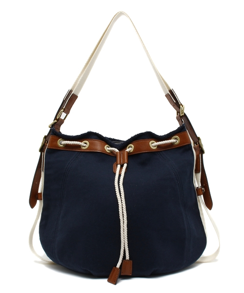 Demi-Luxe BEAMS（デミルクス ビームス）の「SAN HIDEAKI MIHARA / ドロスト 2WAY ワンショルダー バッグ（ショルダーバッグ・レディース・グレー/ネイビー・ONE SIZE）」の5枚目の写真