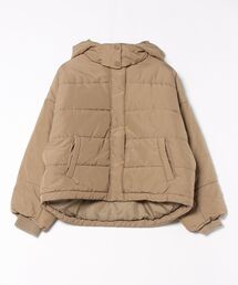 高密度タフタビッグシルエットドルマンスリーブ中綿ジャケット