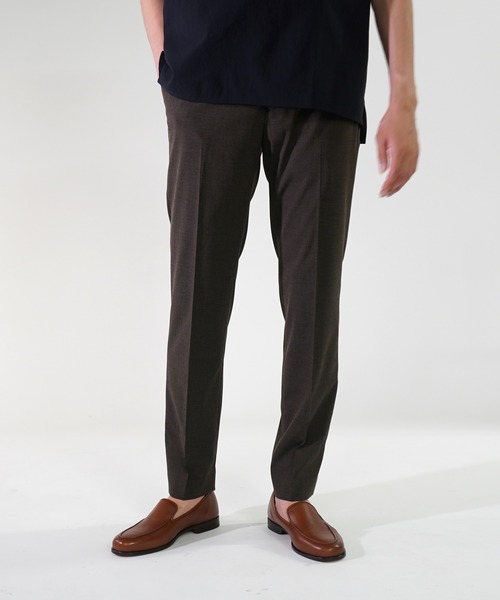 ADAM ET ROPE'(アダムエロペ)の「【Carreman】スリムスラックス(スラックス・メンズ・ブラック/ブラウン系その他/グレー/イエロー系その他3・S/M/L)」の3枚目の写真