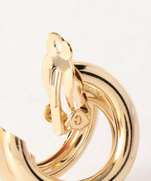 BEAUTY&YOUTH UNITED ARROWS（ビューティーアンドユースユナイテッドアローズ）の「BY 3ラインミニイヤリング ∴（イヤリング・レディース・シルバー/ゴールド・FREE）」の3枚目の写真