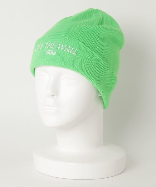 VANS(バンズ)の「【VANS / バンズ】OFF THE WALL Beanie(ニットキャップ/ビーニー・メンズ・ネイビー/グリーン系その他/ブラック/オレンジ系その他・FREE)」の3枚目の写真