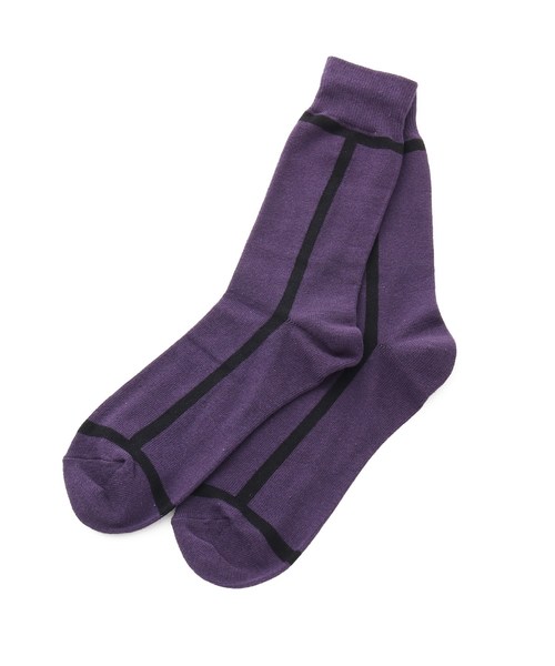 tk.TAKEO KIKUCHI(ティーケータケオキクチ)の「サイドラインソックス(ソックス/靴下・メンズ・グレー系4/ブラック系4/ベージュ系4/ピンク系9/ブルー系9/ネイビー系4/ホワイト系5/ダークグリーン系4/パープル系2・00)」の8枚目の写真