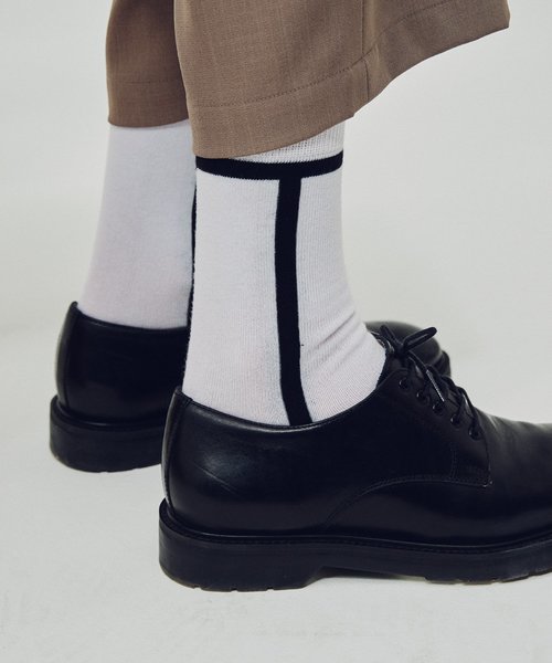 tk.TAKEO KIKUCHI(ティーケータケオキクチ)の「サイドラインソックス(ソックス/靴下・メンズ・グレー系4/ブラック系4/ベージュ系4/ピンク系9/ブルー系9/ネイビー系4/ホワイト系5/ダークグリーン系4/パープル系2・00)」の10枚目の写真