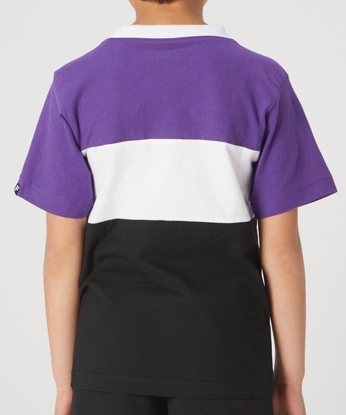 FILA（フィラ）の「【FILA/フィラ】キッズ ロゴプリント Tシャツ/半袖　ボーイズ  ガールズ スポーティー（Tシャツ/カットソー・キッズ・ネイビー/パープル/レッド・130/140/150/160/170）」の21枚目の写真