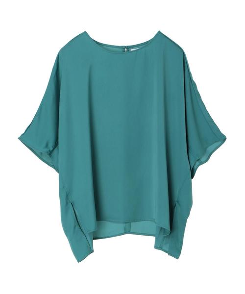 AMERICAN HOLIC（アメリカンホリック）の「ドルマン裾スリットドレープブラウス　＊〇（シャツ/ブラウス・レディース・ドット/アイボリー/グリーン/ネイビー・FREE）」の11枚目の写真