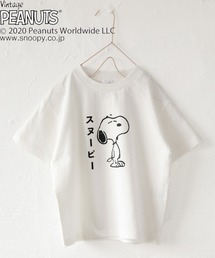 LOWRYS FARM | ＰＥＡＮＵＴＳプリントＳＳ　875116(Tシャツ/カットソー)