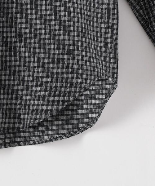 Steven Alan(スティーブンアラン)の「<Steven Alan>WRINKLE CHECK SHIRT/シャツ о(シャツ/ブラウス・レディース・ライトブルー/オフホワイト/ネイビー・SMALL/MEDIUM)」の7枚目の写真