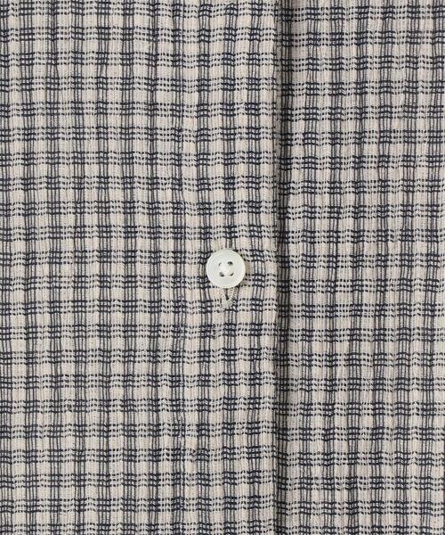 Steven Alan(スティーブンアラン)の「<Steven Alan>WRINKLE CHECK SHIRT/シャツ о(シャツ/ブラウス・レディース・ライトブルー/オフホワイト/ネイビー・SMALL/MEDIUM)」の9枚目の写真