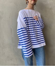 ORCIVAL | [ORCIVAL/オーシバル] ビッグシルエットボーダーTシャツ(Tシャツ/カットソー)