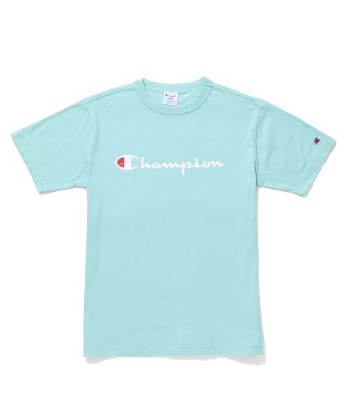 Champion(チャンピオン)の「チャンピオンプリントロゴTシャツ(Tシャツ/カットソー・メンズ・ホワイト/ブラック/ネイビー/ターコイズブルー/グリーン・M/L)」の5枚目の写真
