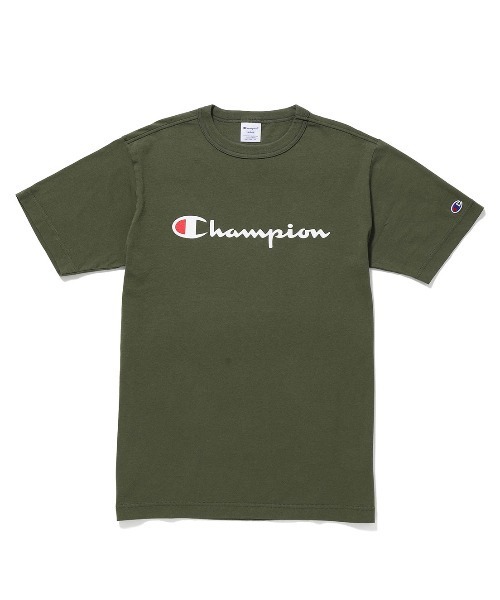 Champion(チャンピオン)の「チャンピオンプリントロゴTシャツ(Tシャツ/カットソー・メンズ・ホワイト/ブラック/ネイビー/ターコイズブルー/グリーン・M/L)」の3枚目の写真