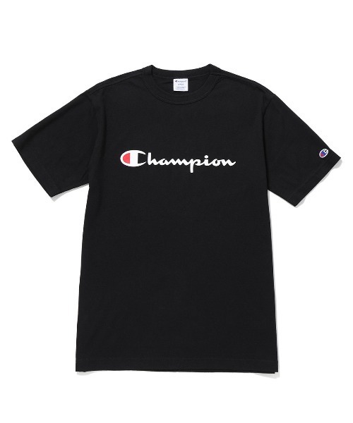 Champion(チャンピオン)の「チャンピオンプリントロゴTシャツ(Tシャツ/カットソー・メンズ・ホワイト/ブラック/ネイビー/ターコイズブルー/グリーン・M/L)」の2枚目の写真
