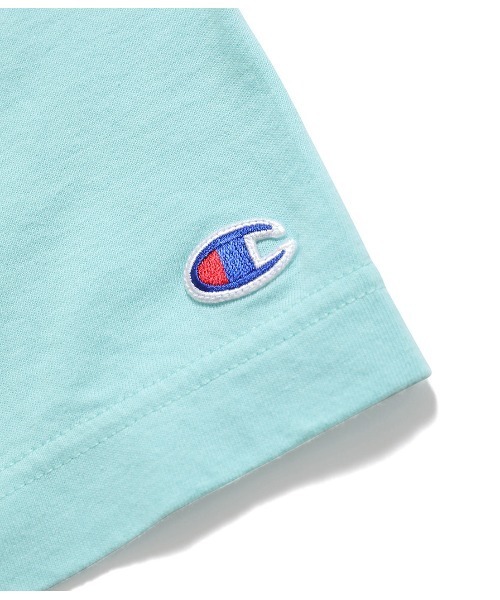Champion(チャンピオン)の「チャンピオンプリントロゴTシャツ(Tシャツ/カットソー・メンズ・ホワイト/ブラック/ネイビー/ターコイズブルー/グリーン・M/L)」の12枚目の写真