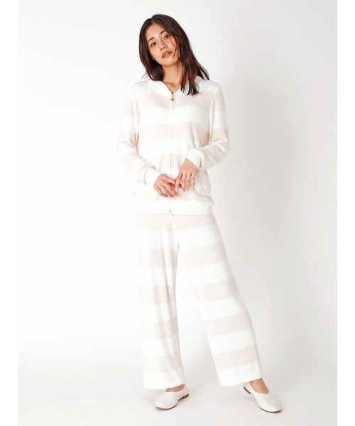 セール Gelato スムーズィー2ボーダーパーカ ルームウェア パジャマ ルームウェア Gelato Pique ジェラートピケ のファッション