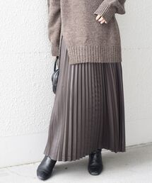 SHIPS | カレンダリングプリーツスカート◇(スカート)