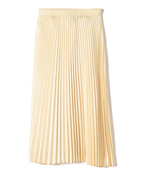 SHIPS（シップス）の「カレンダリングプリーツスカート◇（スカート・レディース・ベージュ/ブラウン/ワイン/ベージュ系その他/クリアイエロー/ブラック・ONE SIZE）」の11枚目の写真