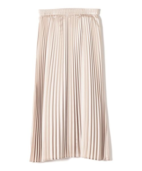 SHIPS（シップス）の「カレンダリングプリーツスカート◇（スカート・レディース・ベージュ/ブラウン/ワイン/ベージュ系その他/クリアイエロー/ブラック・ONE SIZE）」の8枚目の写真