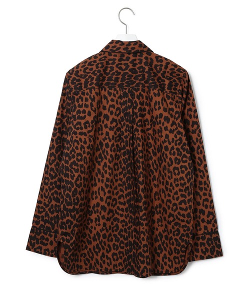 ADAM ET ROPE'（アダムエロペ）の「【GANNI】Printed Cottton Poplin Shirt（シャツ/ブラウス・レディース・ダークブラウン・1）」の15枚目の写真