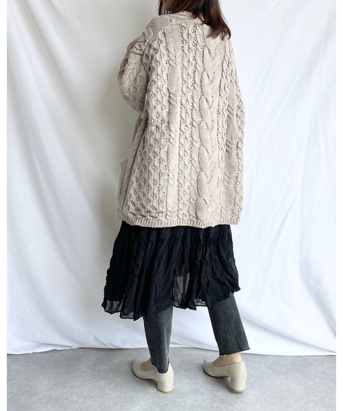She's Closet(シーズクローゼット)の「シフォンランダムプリーツロングティアードワンピース(ワンピース・レディース・ブラック/パープル系その他・FREE)」の15枚目の写真