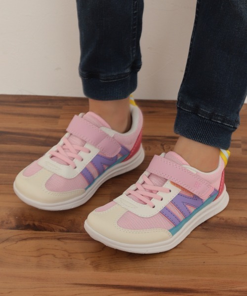 IFME(イフミー)の「【IFME(イフミー)】別注ローカット(KIDS)(スニーカー・キッズ・カーキ/ベージュ/ピンク・19.0cm/17.0cm/20.0cm/21.0cm/18.0cm)」の3枚目の写真