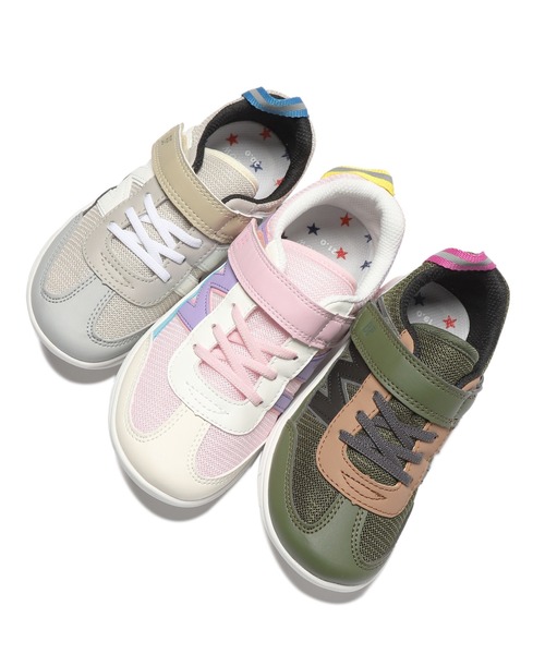 IFME(イフミー)の「【IFME(イフミー)】別注ローカット(KIDS)(スニーカー・キッズ・カーキ/ベージュ/ピンク・19.0cm/17.0cm/20.0cm/21.0cm/18.0cm)」の9枚目の写真