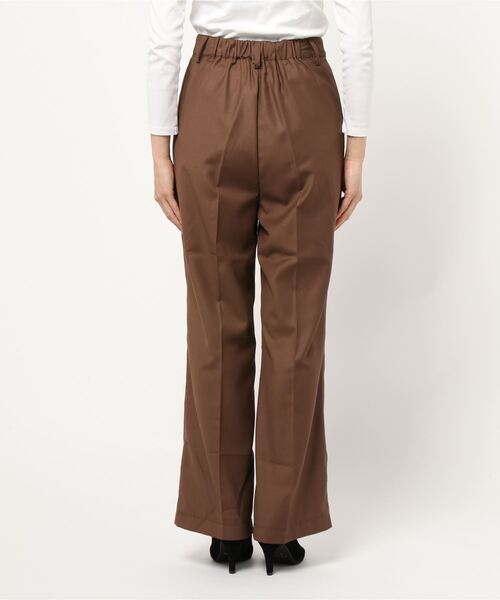 CONSCIOUS DAY(コンシャスデイ)の「センタープレスワイドパンツ(その他パンツ・レディース・ブラック/ベージュ/ブラウン・フリ-)」の9枚目の写真