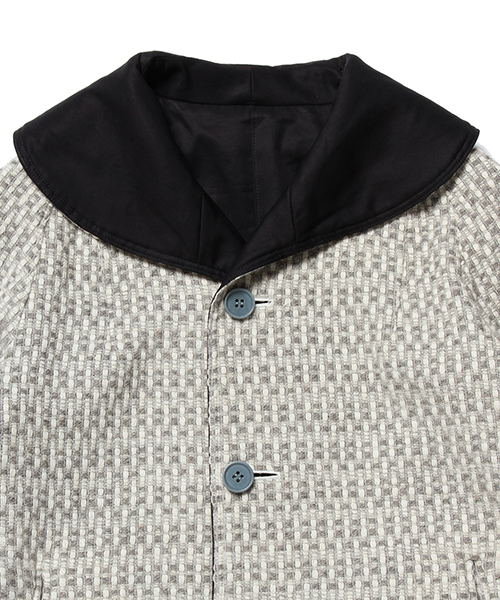 BEAMS BOY（ビームスボーイ）の「BEAMS BOY / リバーシブル ショールコート（その他アウター・レディース・グレー/ブルー・ONE SIZE）」の3枚目の写真