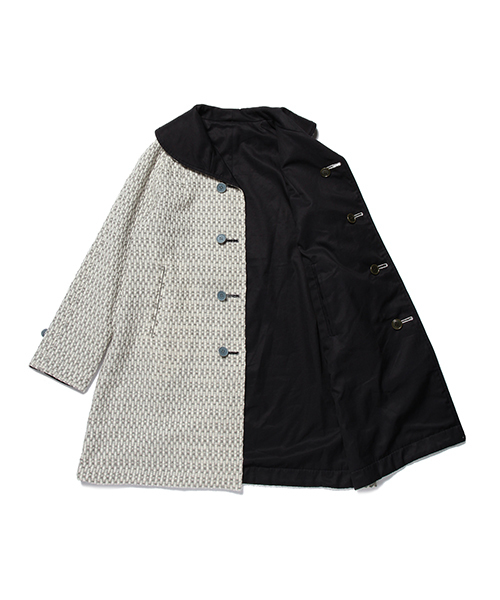 BEAMS BOY（ビームスボーイ）の「BEAMS BOY / リバーシブル ショールコート（その他アウター・レディース・グレー/ブルー・ONE SIZE）」の6枚目の写真