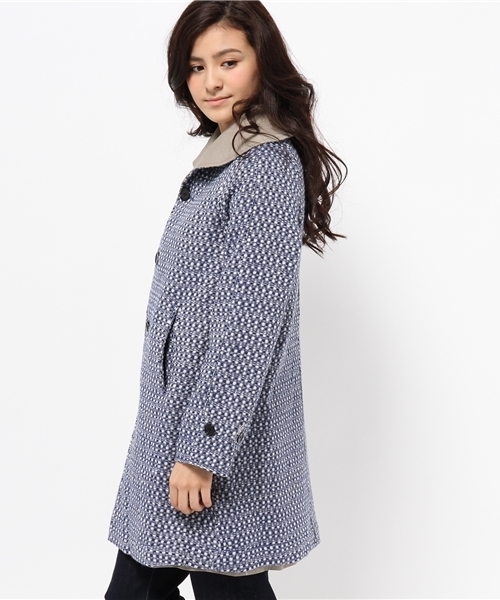 BEAMS BOY（ビームスボーイ）の「BEAMS BOY / リバーシブル ショールコート（その他アウター・レディース・グレー/ブルー・ONE SIZE）」の14枚目の写真