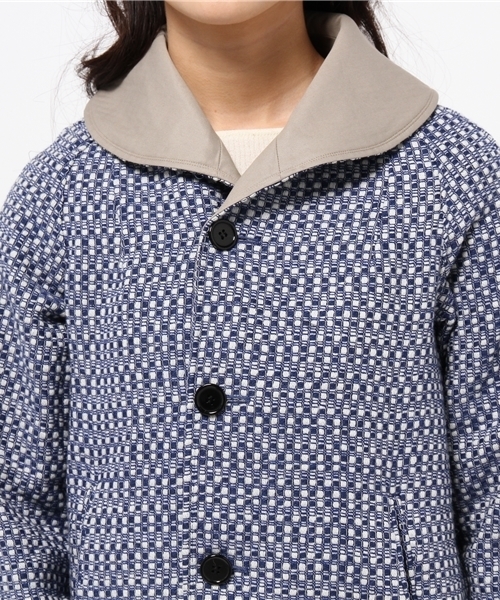 BEAMS BOY（ビームスボーイ）の「BEAMS BOY / リバーシブル ショールコート（その他アウター・レディース・グレー/ブルー・ONE SIZE）」の17枚目の写真