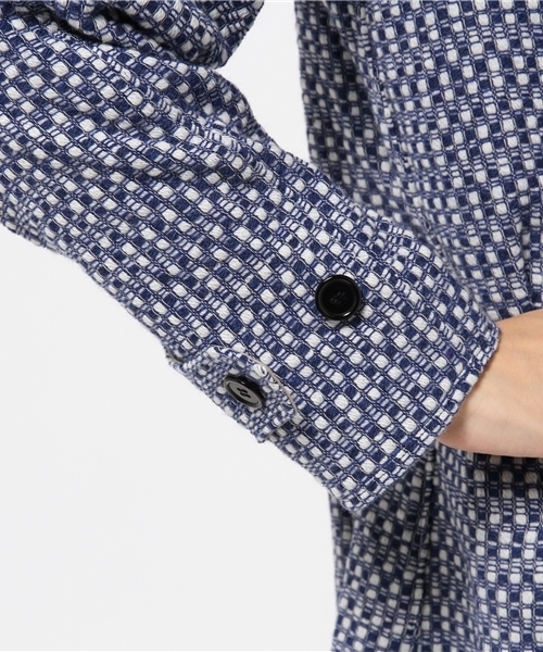 BEAMS BOY（ビームスボーイ）の「BEAMS BOY / リバーシブル ショールコート（その他アウター・レディース・グレー/ブルー・ONE SIZE）」の18枚目の写真