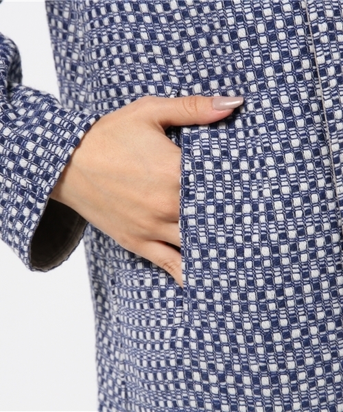 BEAMS BOY（ビームスボーイ）の「BEAMS BOY / リバーシブル ショールコート（その他アウター・レディース・グレー/ブルー・ONE SIZE）」の19枚目の写真