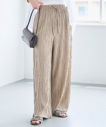 coca（coca） | ＼SNSで話題／ ウェーブプリーツパンツ(その他パンツ)